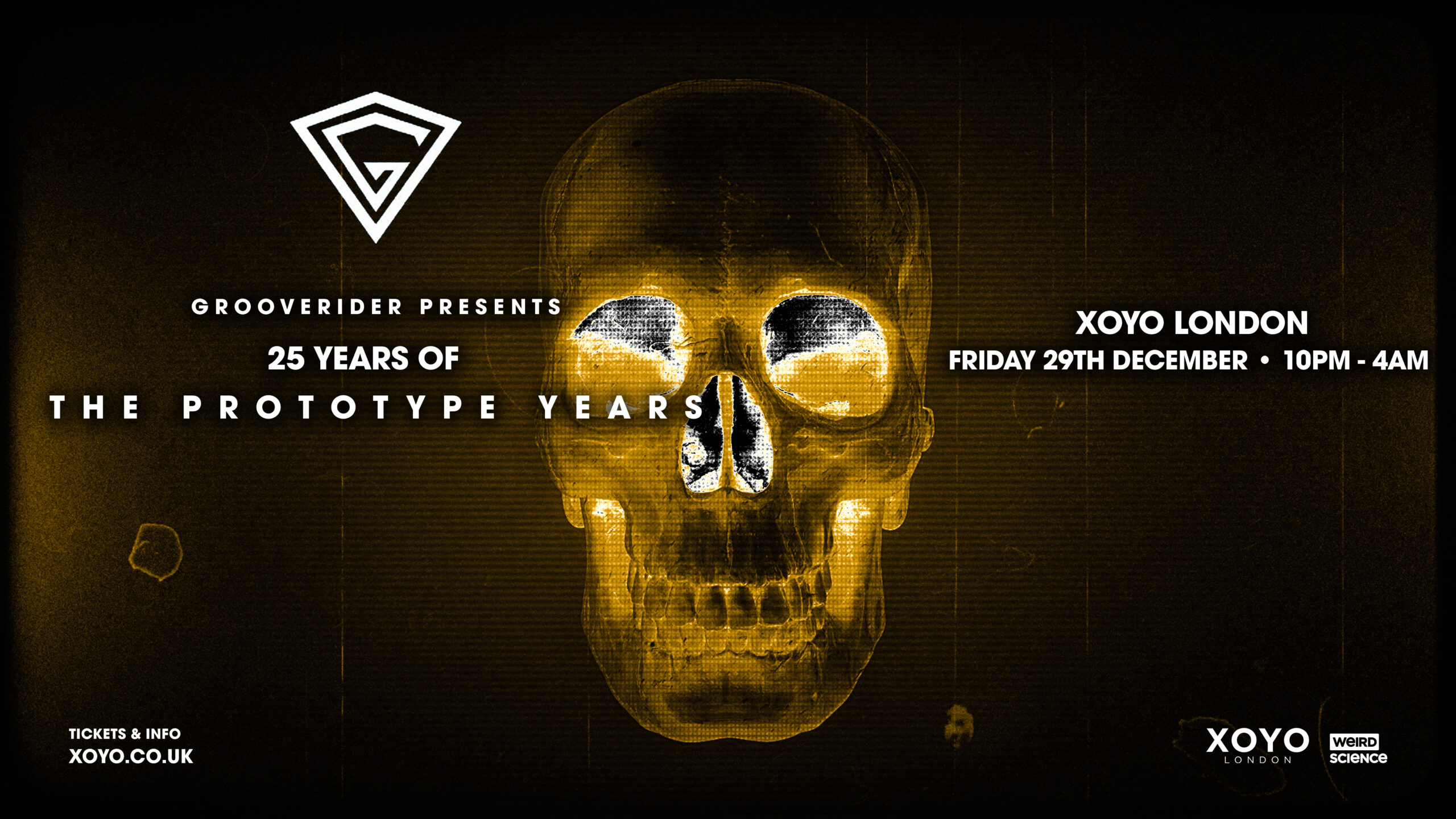Grooverider at XOYO London on Friday 29th December 2023.